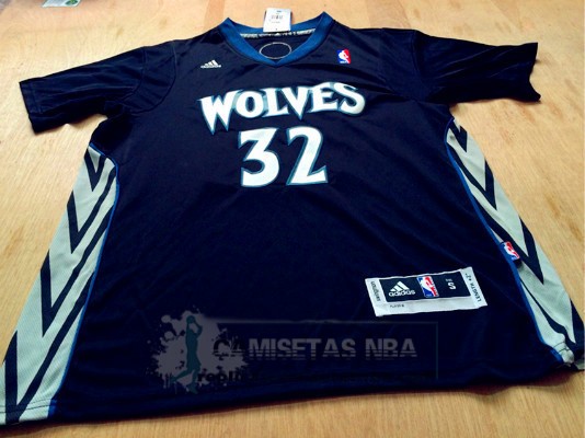 Camiseta Manga Corta Timberwolves Wiggins Negro